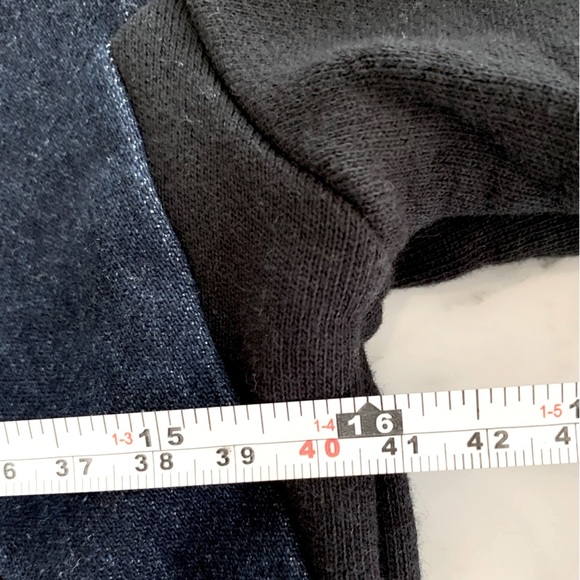 Boys Diesel black sweatshirt with denim star in french terry size 8 - Picture 8 of 9